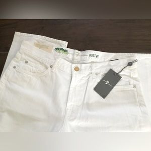 NWT 7 for All Mankind Austyn White Jean